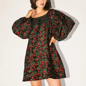ZOCO DEMI DRESS // RED FLORAL